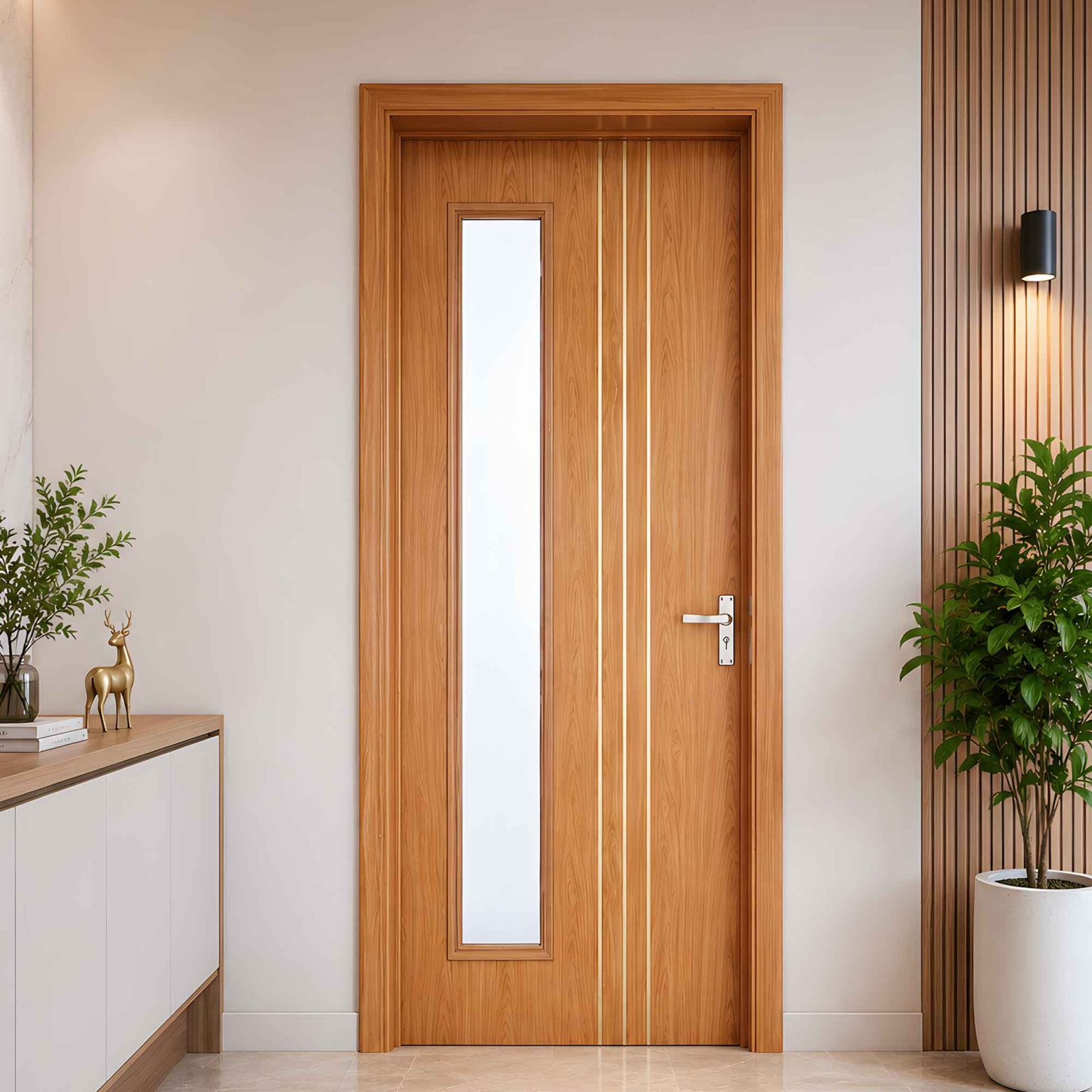 cửa gỗ công nghiệp mdf veneer