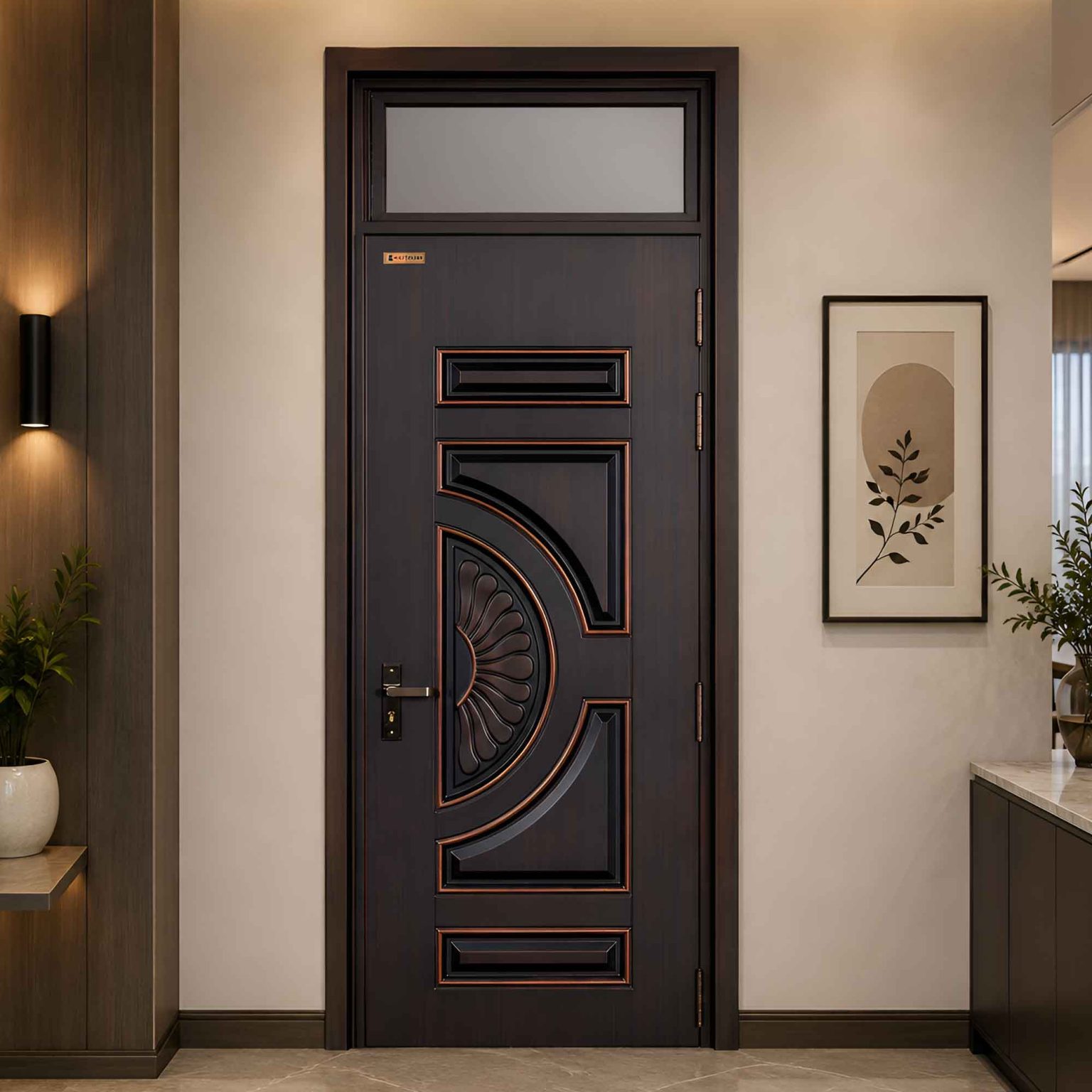 cửa thép vân gỗ