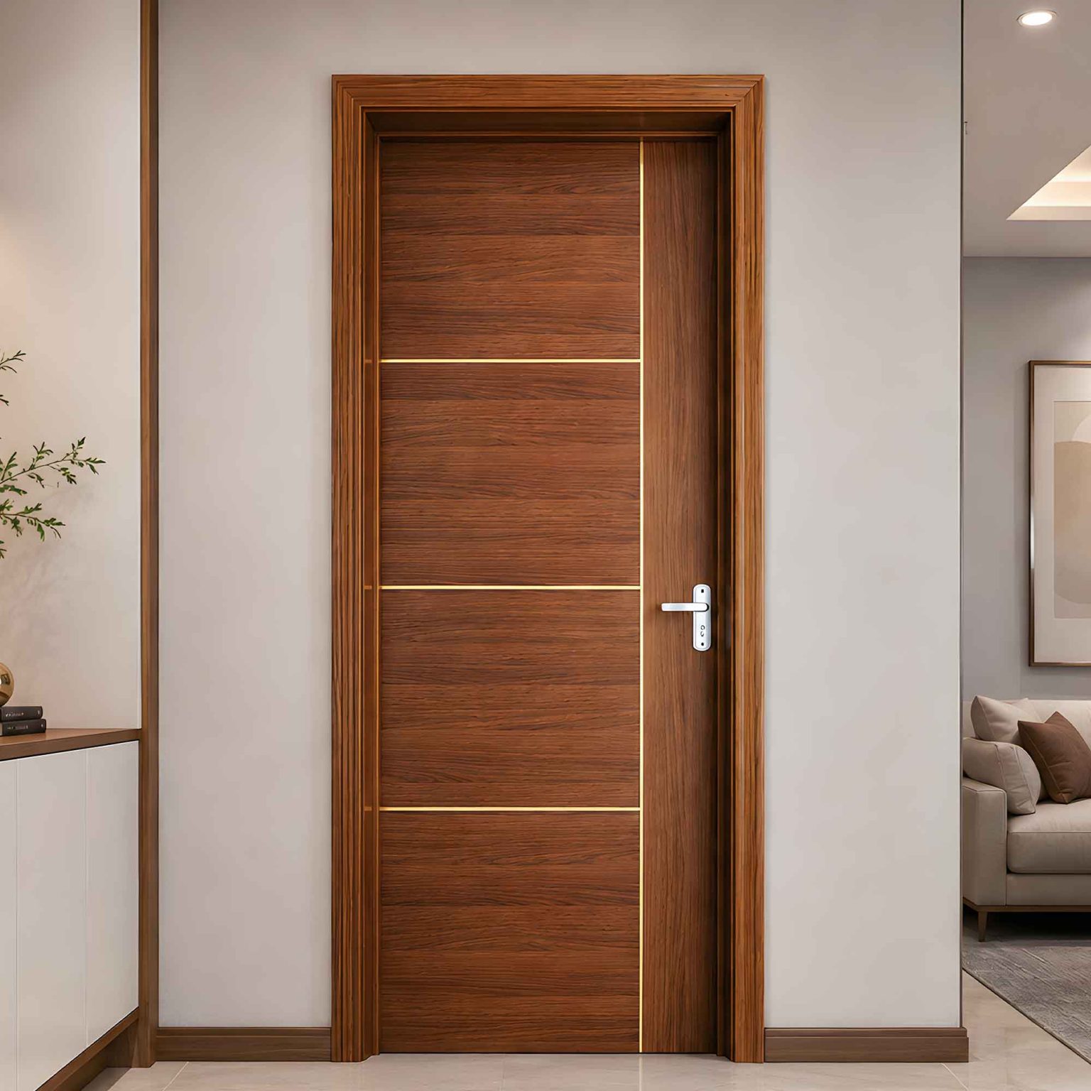 cửa gỗ công nghiệp mdf veneer