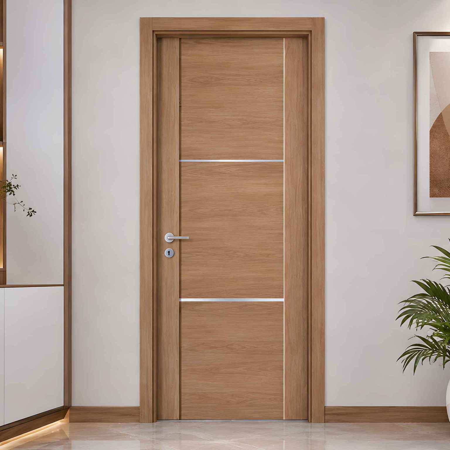 cửa gỗ công nghiệp mdf veneer
