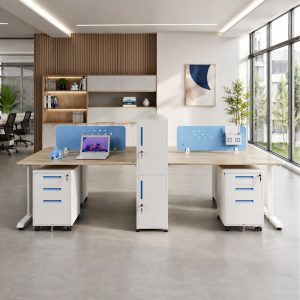 BÀN LÀM VIỆC CHỮ NHẬT CHO 4 NGƯỜI DL04CS3