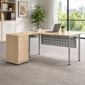 BÀN NHÂN VIÊN ROYAL CHỮ L CHÂN SẮT DL160C7Y1